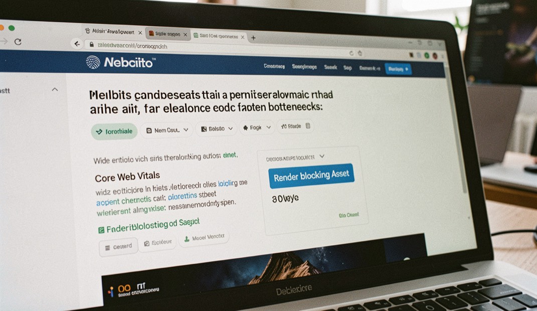 Website performance audits that reveal real user bottlenecks: an editorial still life showing a clear working method
