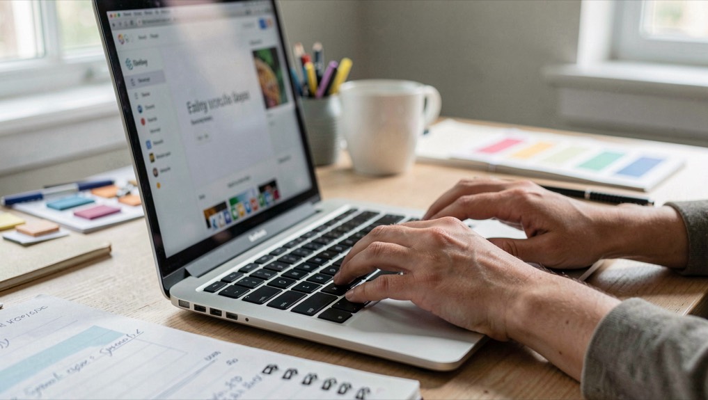 Windows upkeep as digital education: an editorial still life showing a clear working method